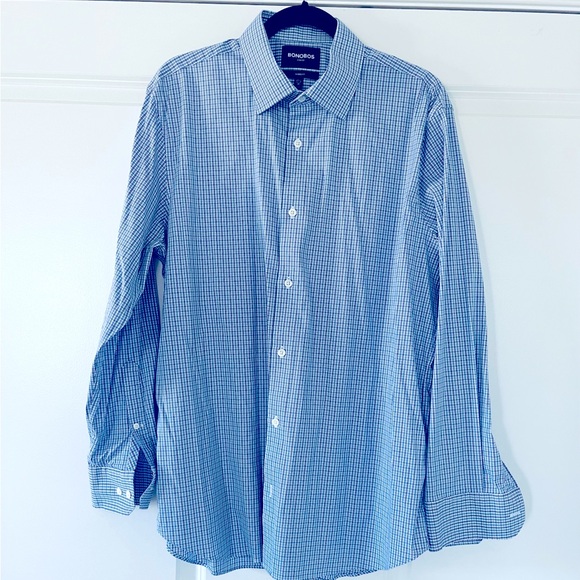 Blue Bonobos Dress Shirt. Size Large. - Picture 2 of 3